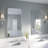 Stylish Aluminum Framed Mirror with Rounded Corner for Elegant Home Decor-176764448-176554038-176390718