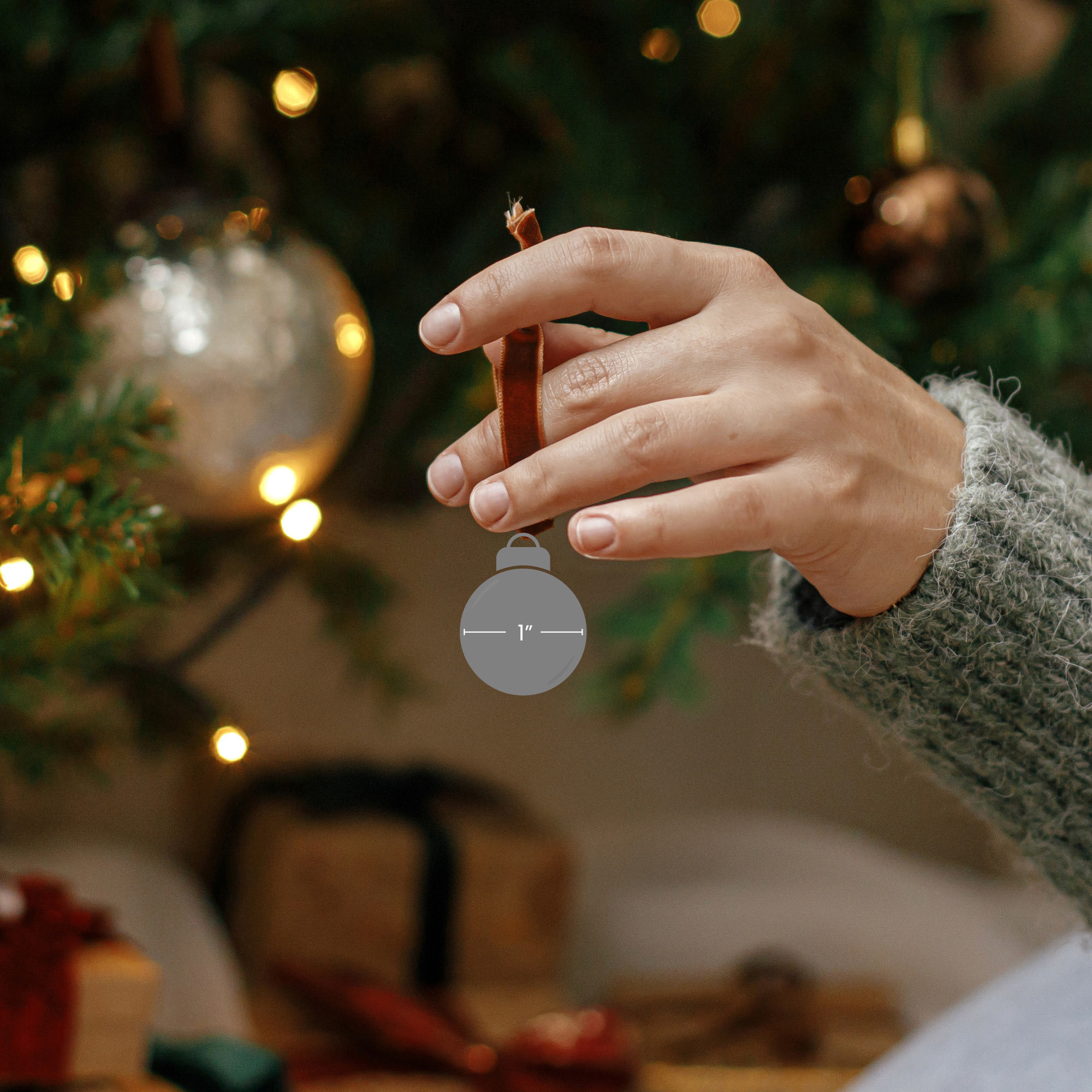 Christmas 22-Finish Glass Christmas Ball Ornaments, Silver