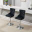 Tabourets de bar pivotants en velours Anley-115169309