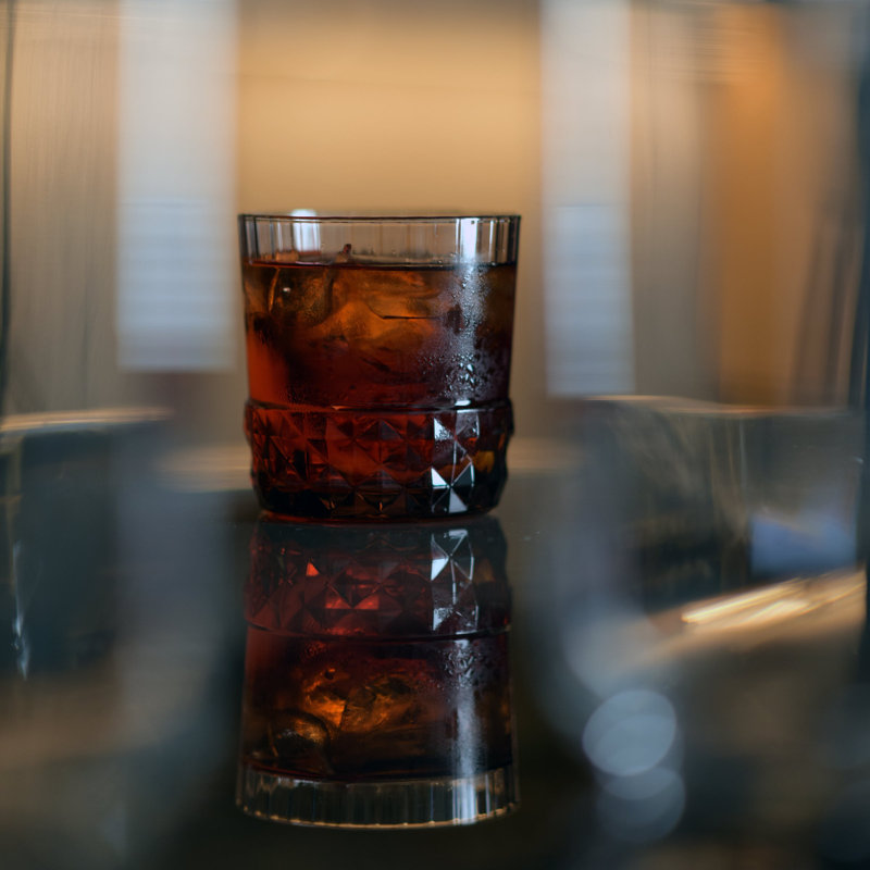America '20s Clear Glass Double Old Fashioned Set of 4