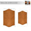 Ensemble de 2 tapis de bain Morissette (17 po x 24 po, 21 po x 34 po)-594628682
