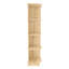 Warne 138 cm H x 31 cm W Corner Bookcase