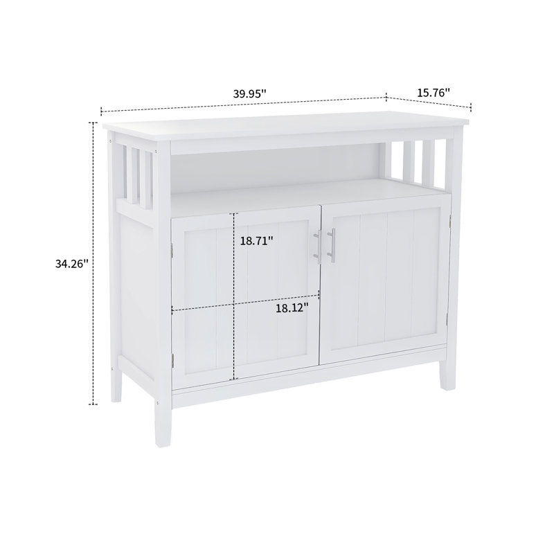 Zehna Accent Cabinet, White