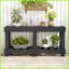 Table basse vintage en bois de sapin massif avec tablette de rangement, peu encombrante pour le salon-590050929