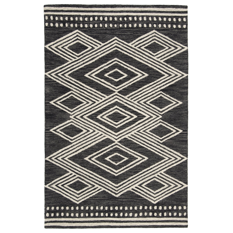 Vedika Hand Tufted Wool Southwestern Rug, Rectangle 2'6" x 4'