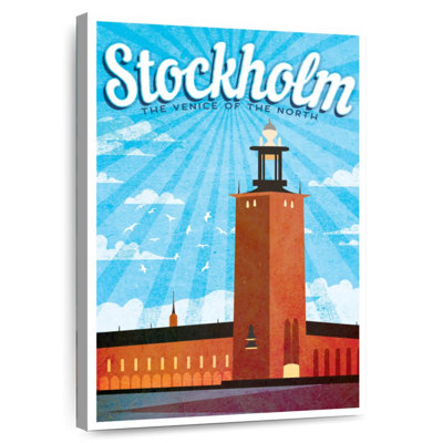 Affiche rétro de Stockholm, Stockholm