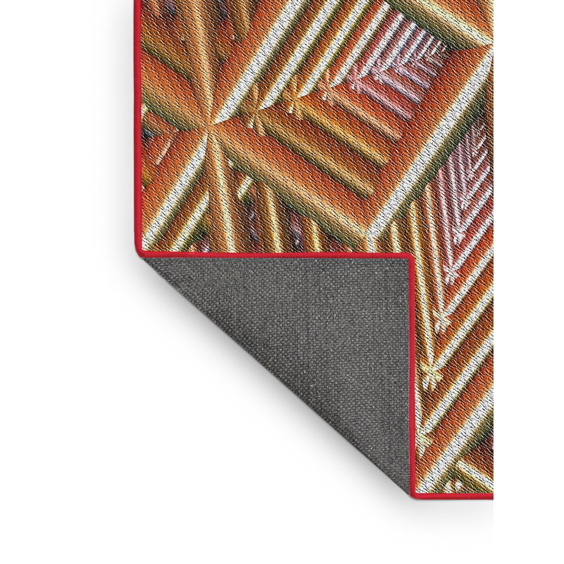 Geometric Indoor Rug, Rectangle 5' x 7'