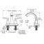 Robinet de salle de bain central avec drain Weller-93559643