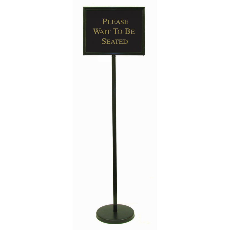 Le support d'annuaire The Réalisateur, Noir, H 54 po x l 15,25 po x P 1,13po