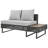 6-Pers Diamond Weave Patio Sectional Furniture Set With Extendable Coffee Table With Ice Bucket, Collapsible Seat,Conversation Set With Side Table And Deep Cushions For Couch, Porch, Backyard-1031379177