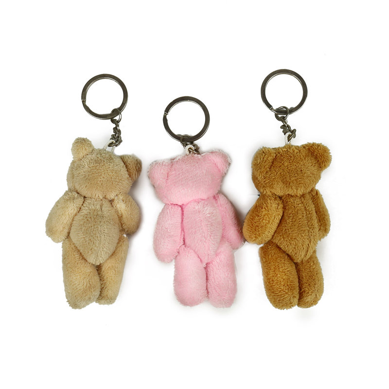 Plush Bear Keychain Baby Shower Favor