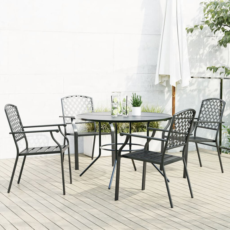 Bledsoe 4 - Person Patio Dining Set with