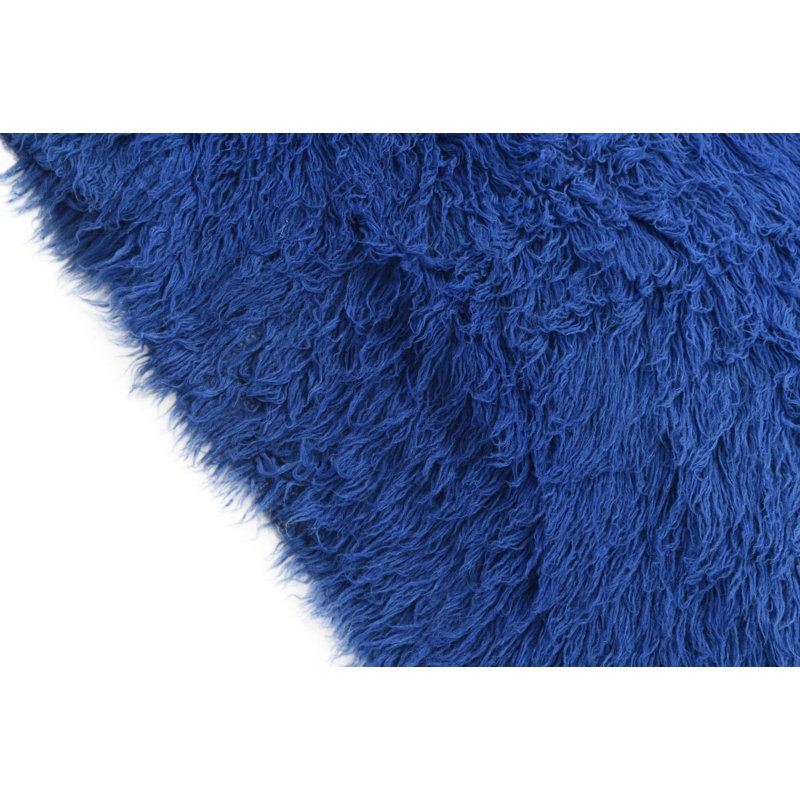 Tapis carré bleu 7 pi 7 pi