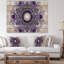 « mauve à motif fractal avec cercles », impression-35109184-35109187