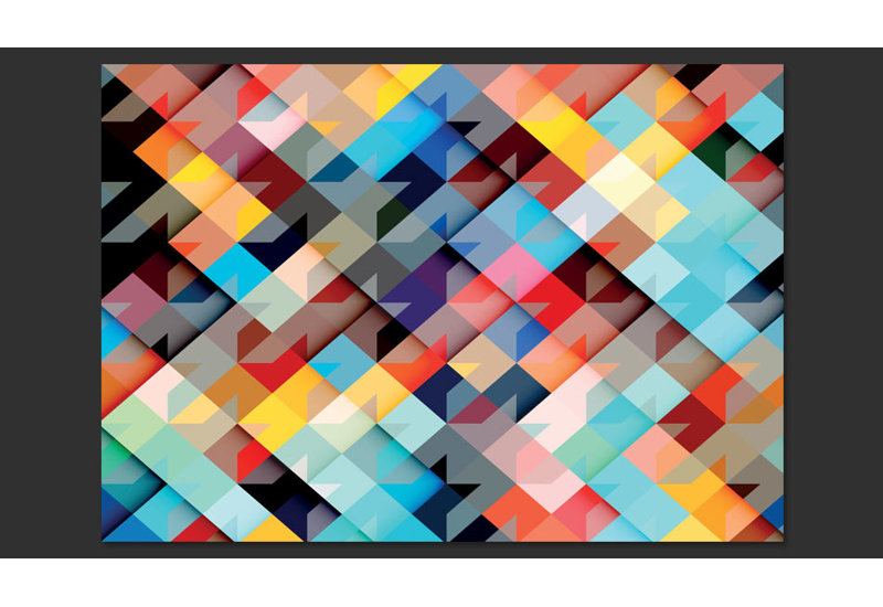Colour Patchwork 2.80m x 400cm Wallpaper, 350 cm x 245 cm
