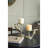 7X4x7.5" Gold Rabbit Pillar Candle Holder With Clear Glass Hurricane Shade
