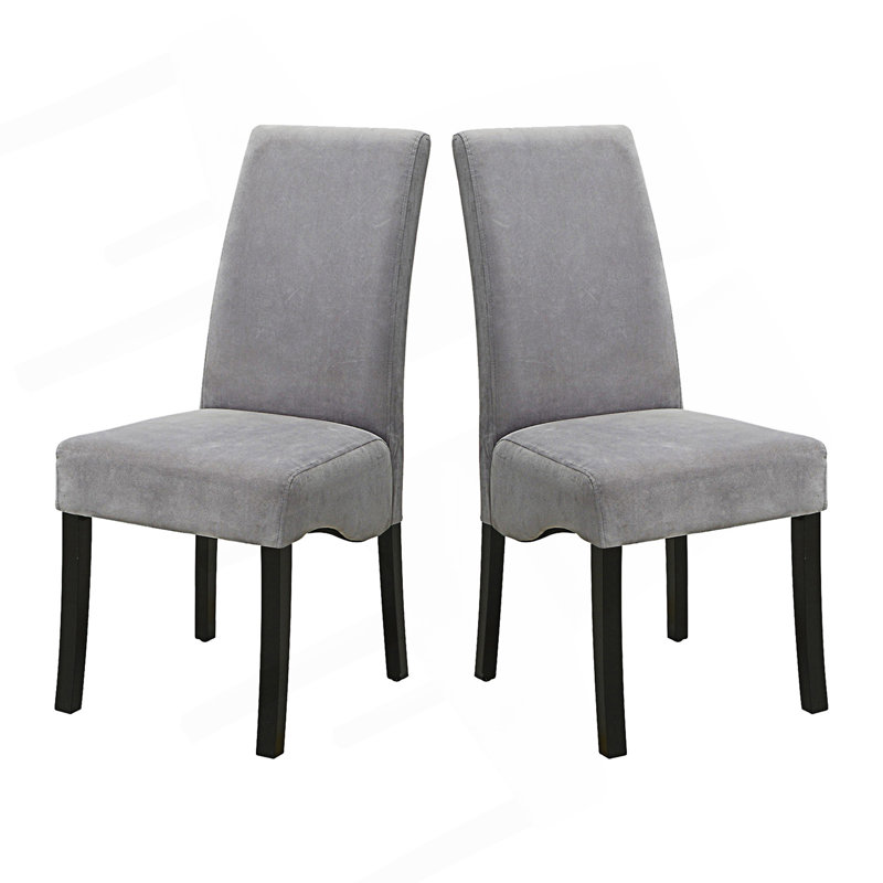 Ensemble de 2 chaises d'appoint rembourrées