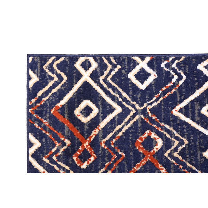 Mcnelly Geometric Indoor Rug, Runner 2' x 8'