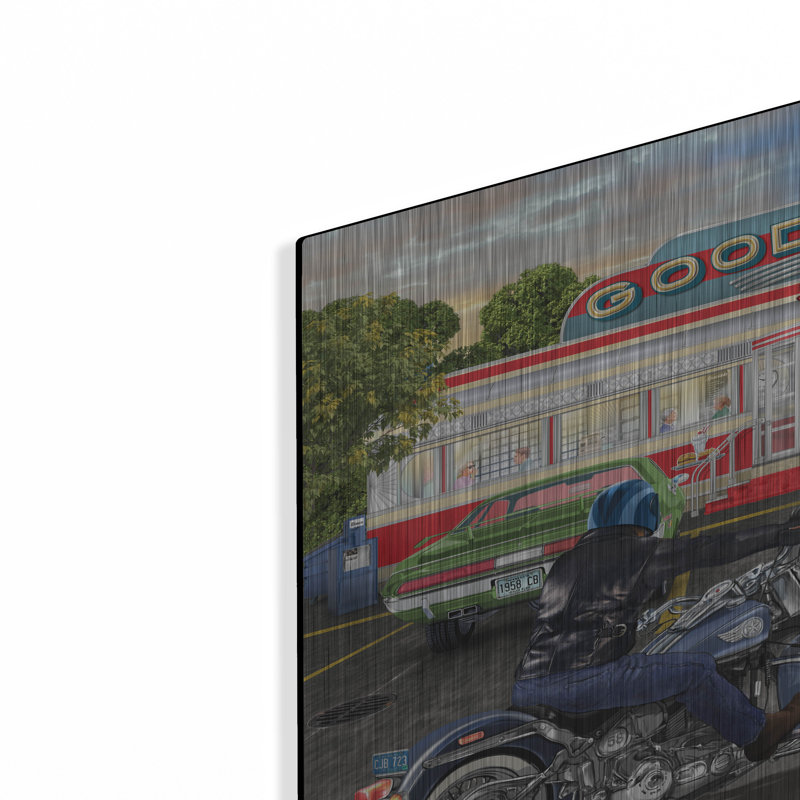 «Good Times Diner» par Bigelow Illustration, H 16 po x l 24 po