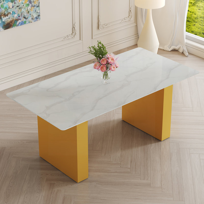 table rectangulaire moderne