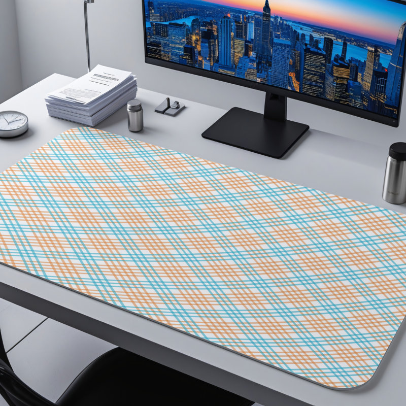 Polyester Desk Pad, 14.4x12.1