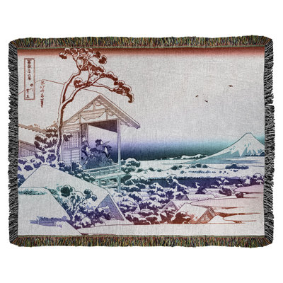 Jeté en coton Katsushika Hokusai à Koishikawa