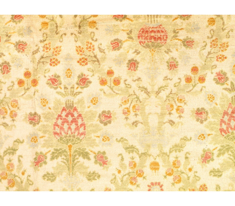 Grand tapis décoratif décoratif espagnol 11 pi 7 po x 14 pi 4 po