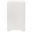 Pierce High Gloss 2-Drawer Nightstand Bedside Table