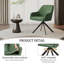 51cm H Upholstered Arm Dining Chair-865234096-850639128