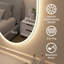 Oval Lighted Frameless Wall Mounted Accent Mirror-1595390810-1390310195