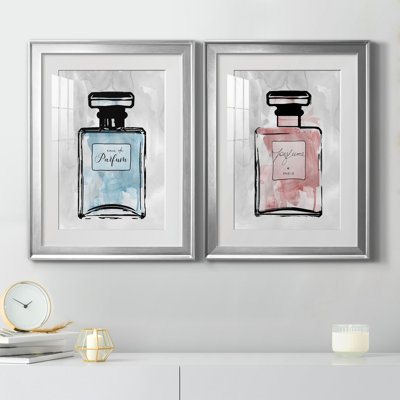 «Blue Wash Perfume», ensemble de 2 reproductions d'art