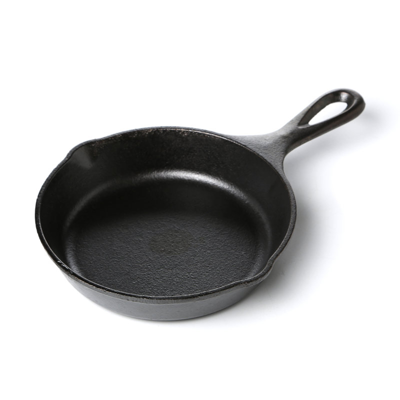 Lodge 12-Inch Black Cast Iron Skillet with Assist Handle