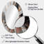 Décoration murale miroir en forme de rose élégante-154626240