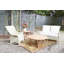 Teak Outdoor Round Teak Side Table