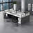 Rectangle 4 Person Benching Workstation with Cable