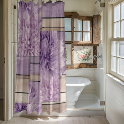 Lavender Rows - Premium Shower Curtain