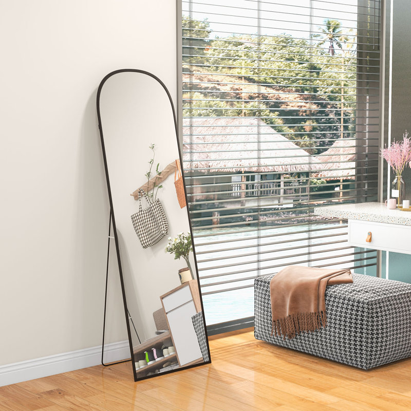 Caffin Aluminium Arch Floor Mirror