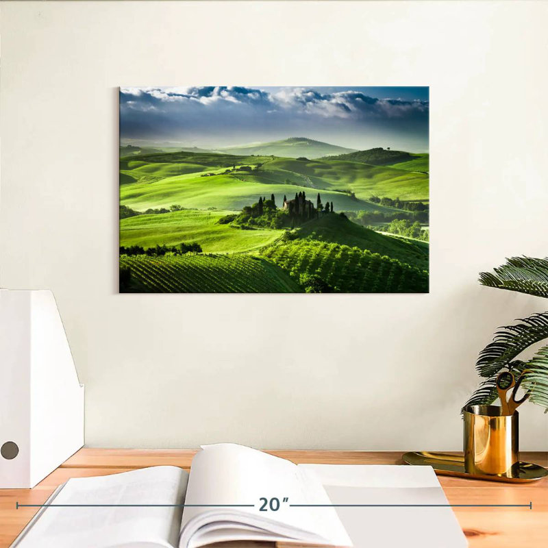 Vallée d'Alvord San Quirico D'Orcia, H 8 po x l 12 po