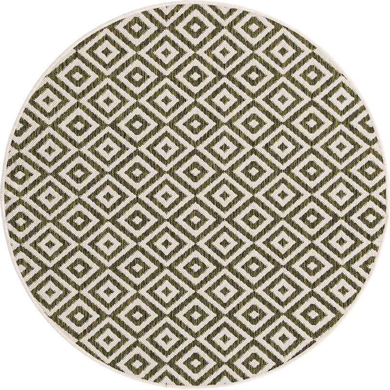 Tapis d'extérieur Destiny, Rond 4 pi