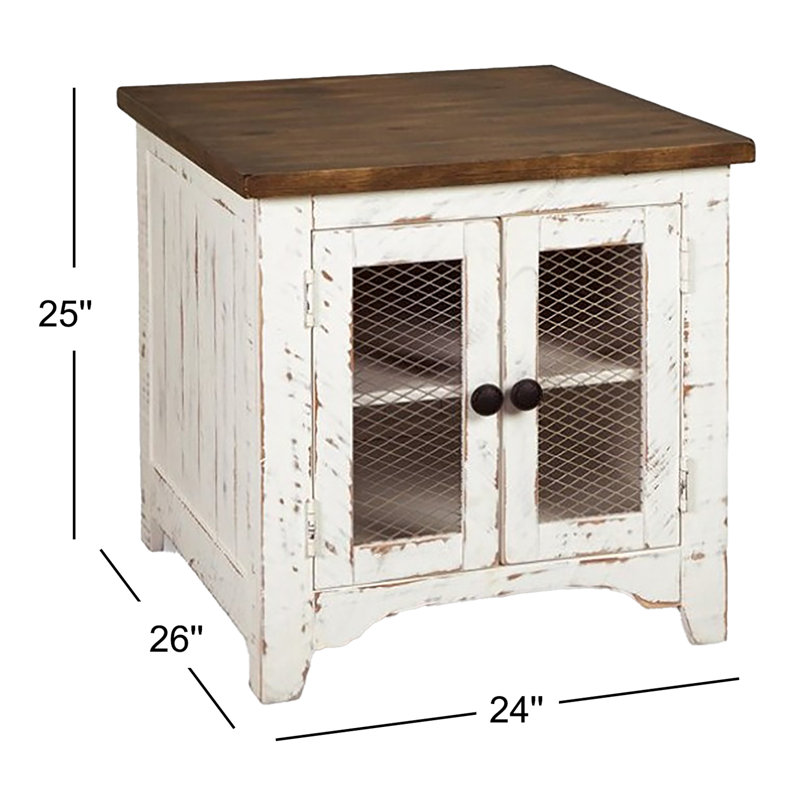 Table de bout avec rangement Etha