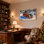 «Christmas Christmas Car Snowy Forest Road Scene», ensemble de 3 impressions d'art sur toile