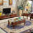 European Vintage Solid Wood End Table Single Coffee Table