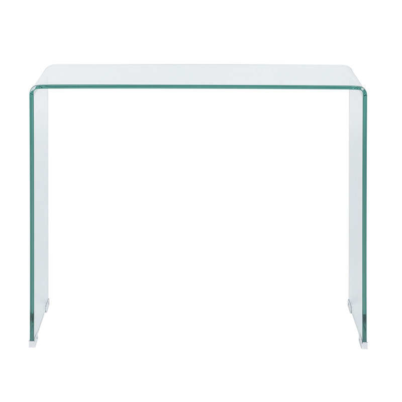 Bayville 90cm Glass Console Table