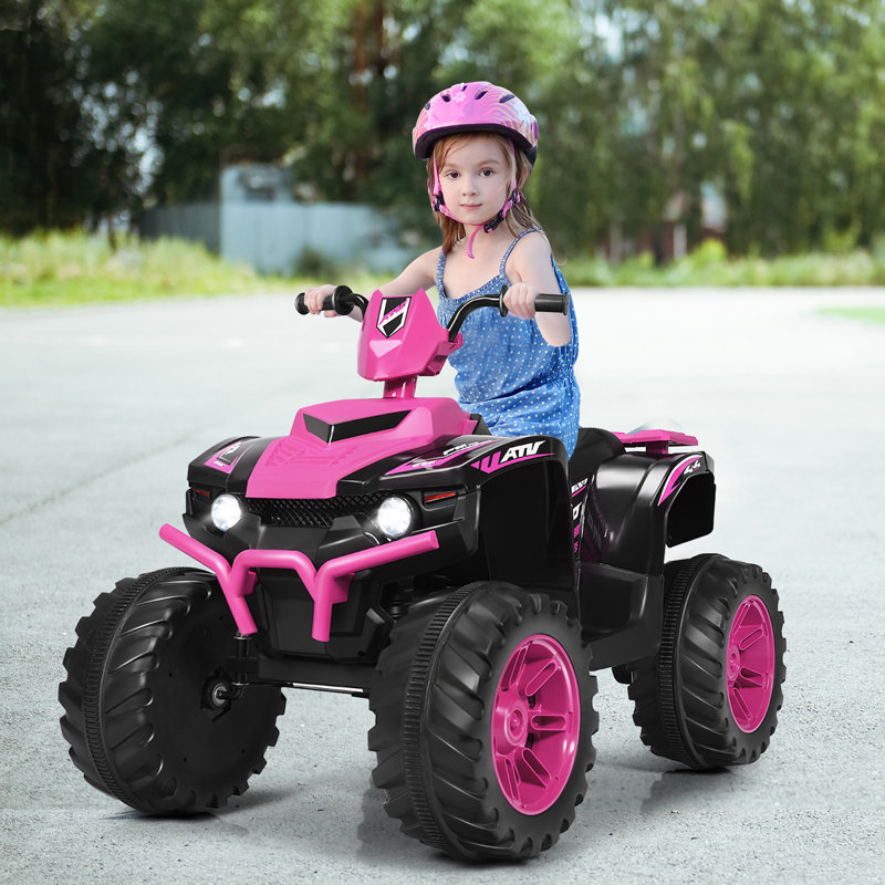 Quad pour enfants en voiture, Rose