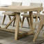 Ensemble de salle à manger contemporain en placage de chêne 7 pièces avec accoudoirs rembourrés en polyester 6 pièces 1 table