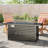 Steel Propane Fire Pit Table With Lid-45714746
