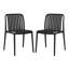 Ensemble de chaises d'appoint empilables Delron (ensemble de 2)-1870238624