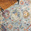 Tapis oriental gris / vert en laine / coton touffeté à la main-544290133