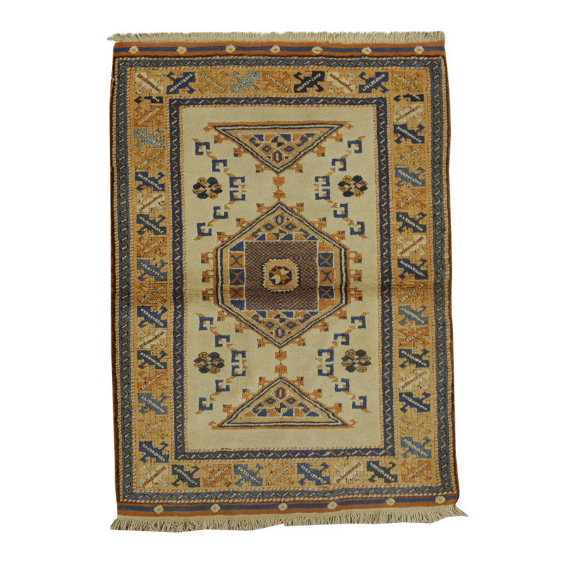Wool Southwestern Area Rug