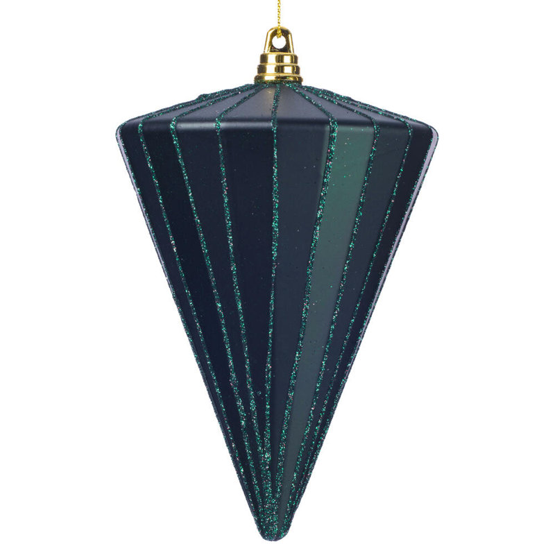 Ornement Frankin Cone, Vert minuit